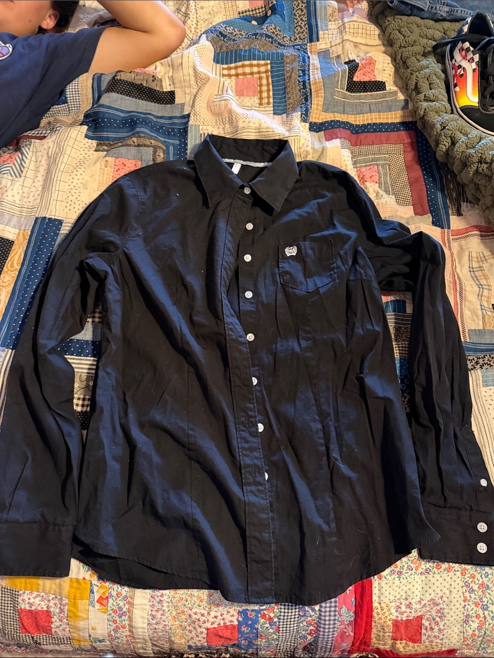 Kids large cinch shirt
